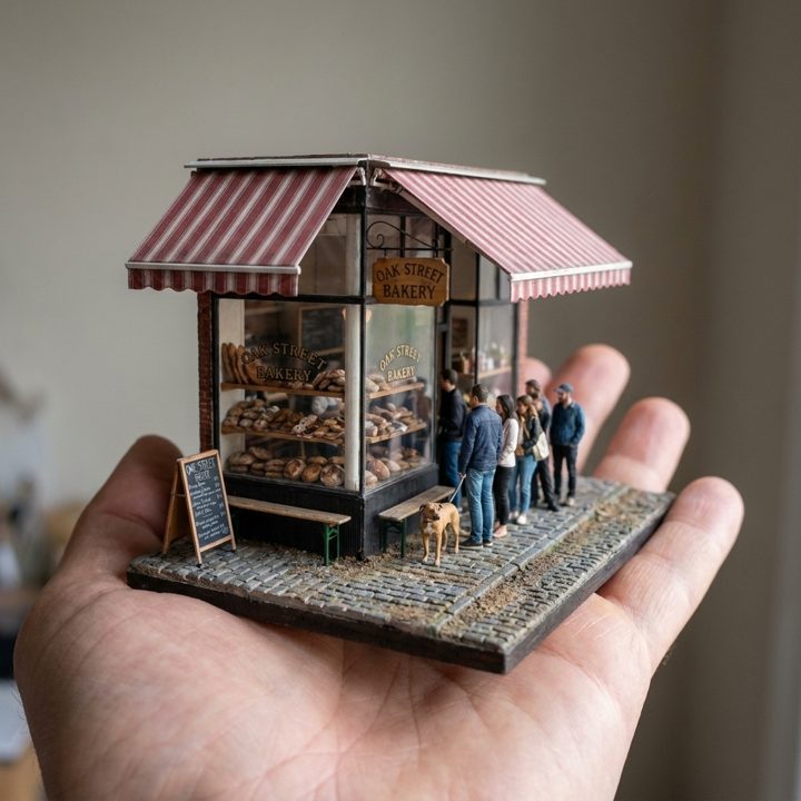 Maqueta en la mano